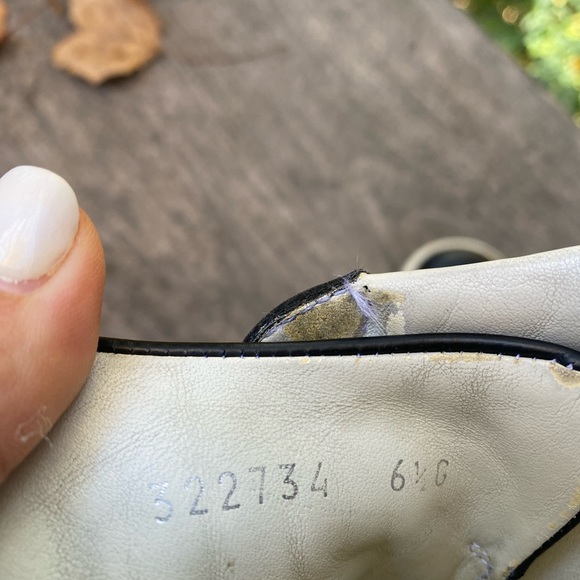 Black Leather Gucci Sneakers 9.5